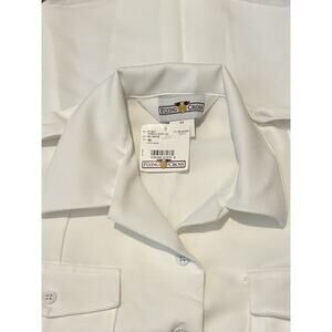 Flying Cross White Button‎ Down Shirt Size 44
